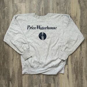 Vintage Champion Reverse Weave Price Waterhouse Sweatshirt Size Large Accounting